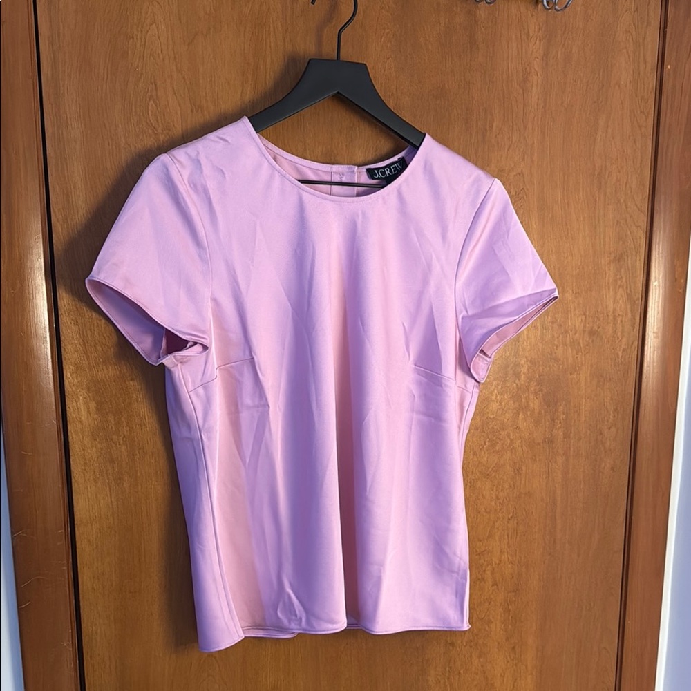 J. Crew Purple Fitted Blouse